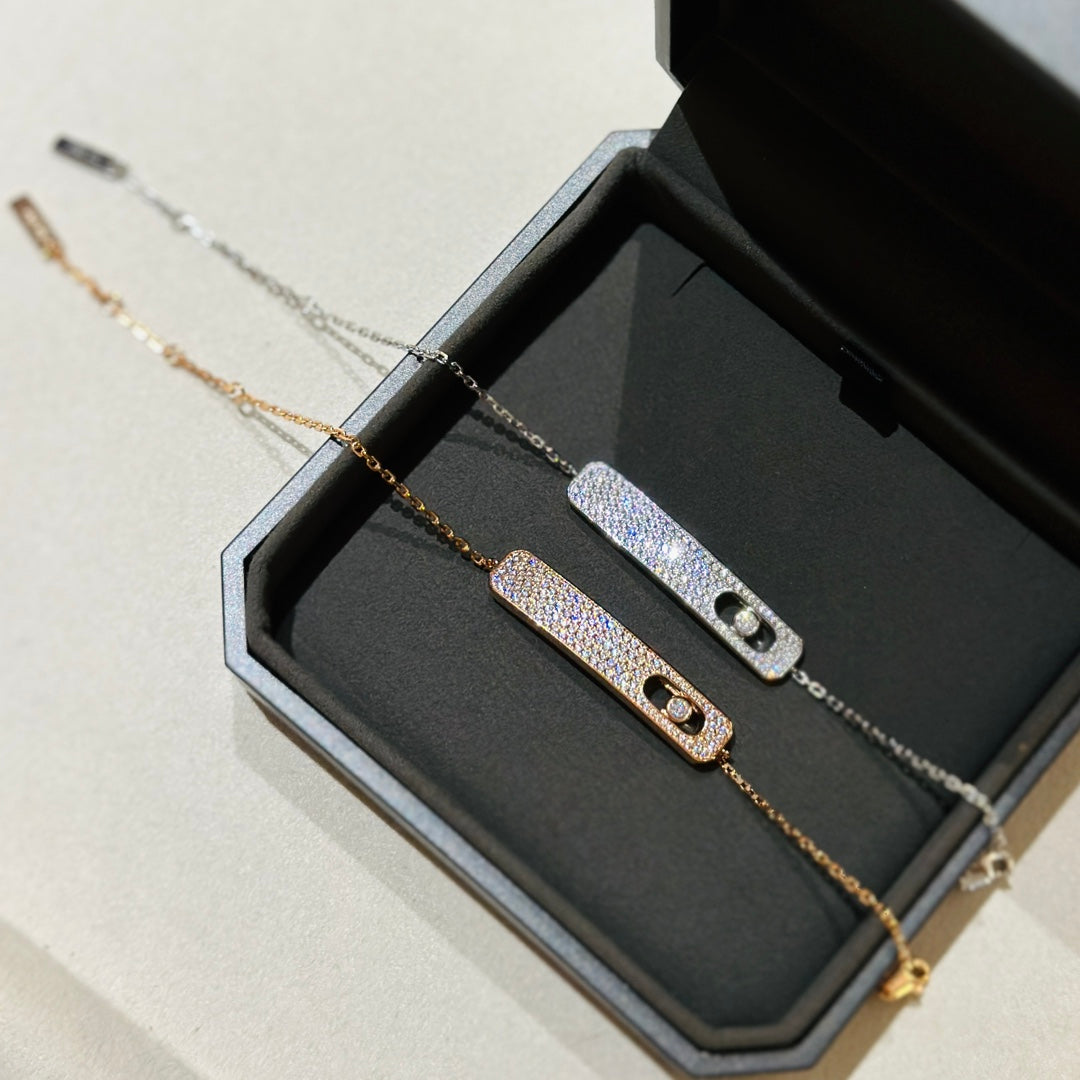 [moco jewelrys ]MOVE CLASSIQUE DIAMOND PAVED BRACELET