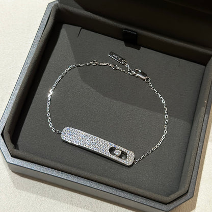 [moco jewelrys ]MOVE CLASSIQUE DIAMOND PAVED BRACELET