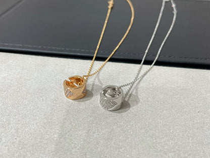 [moco jewelrys]LIENS EVIDENCE DIAMOND PAVED NECKLACE