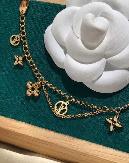 [moco jewelrys]BLOOMING PINK GOLD MOP BRACELET