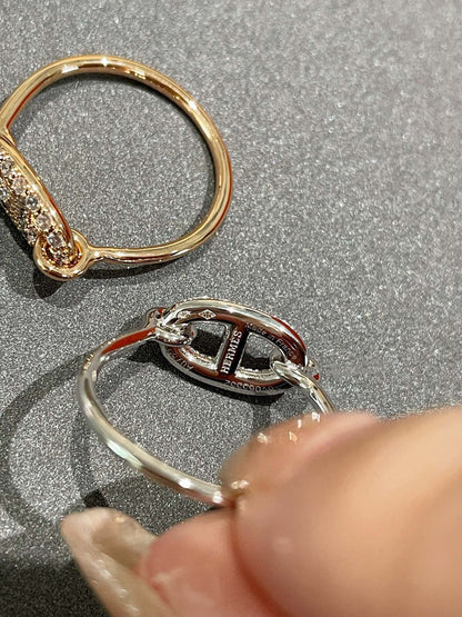 [moco jewelrys]RONDE SMALL DIAMOND RING