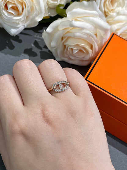 [moco jewelrys]RONDE SMALL DIAMOND RING