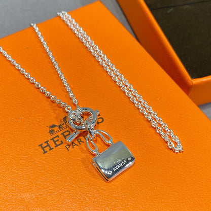 [moco jewelrys]CONSTANCE PEDANT SILVER NECKLACE