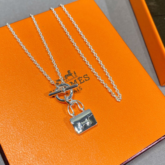[moco jewelrys]CONSTANCE PEDANT SILVER NECKLACE