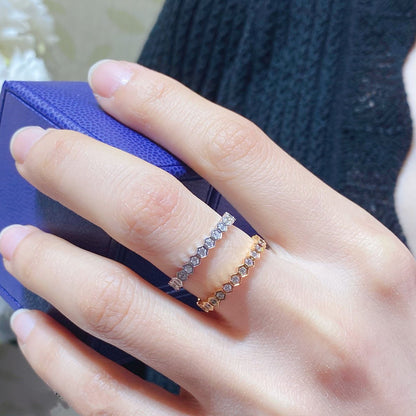 [moco jewelrys]BEE LOVE DIAMOND PAVED SMALL RING