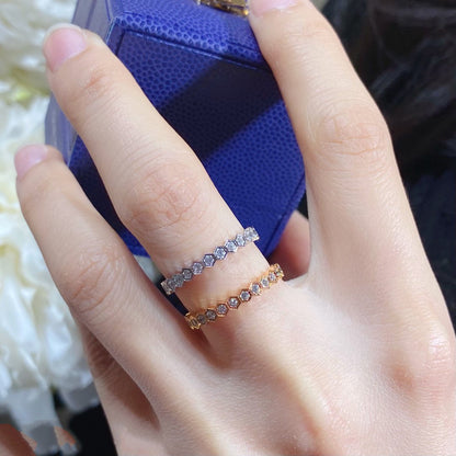 [moco jewelrys]BEE LOVE DIAMOND PAVED SMALL RING