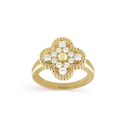 [moco jewelrys]CLOVER DIAMOND RING