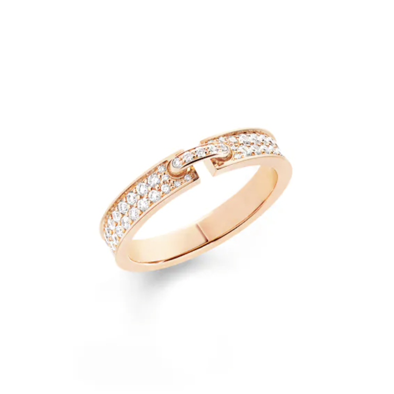 [moco jewelrys]ALLIANCE LIENS VIDENCE PAVED DIAMOND 4MM RING