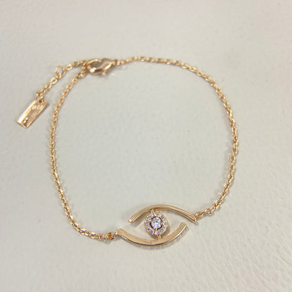 [moco jewelrys]Lucky Eye Pave-Set Diamond Bracelet
