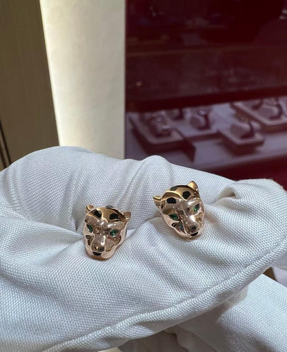 [moco jewelrys]CHRRTAH-PRINT STUD EARRINGS, THREE COLORS