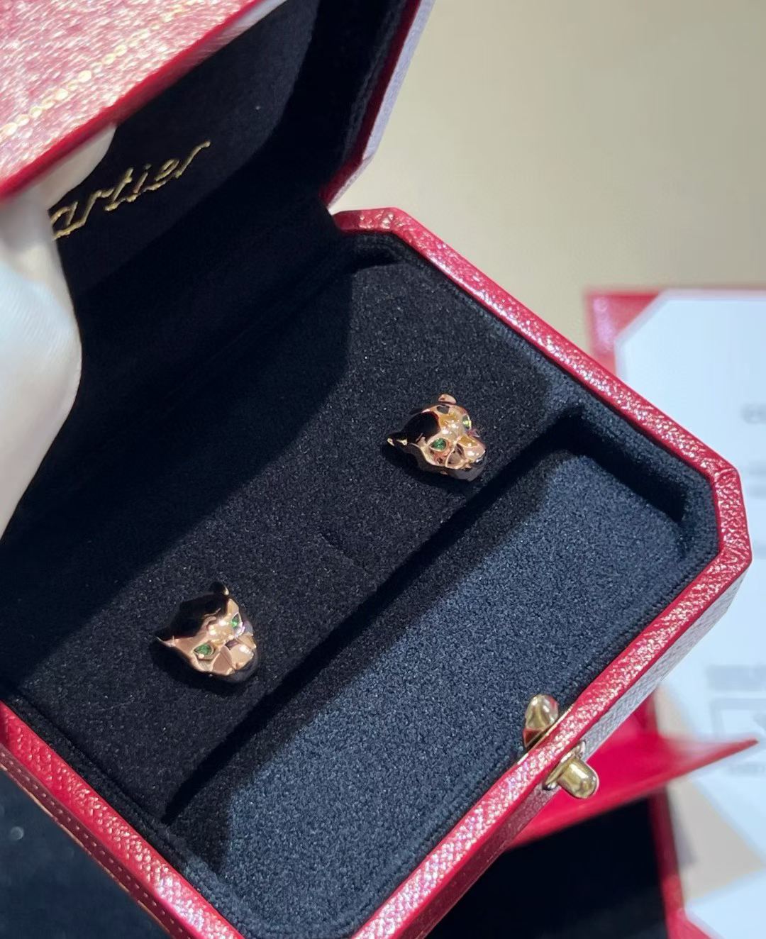 [moco jewelrys]CHRRTAH-PRINT STUD EARRINGS, THREE COLORS
