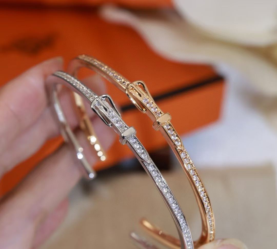 [moco jewelrys]DIAMOND-ENCRUSTED BRACELET THREE COLORS