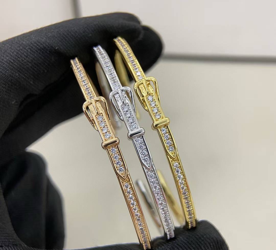 [moco jewelrys]DIAMOND-ENCRUSTED BRACELET THREE COLORS