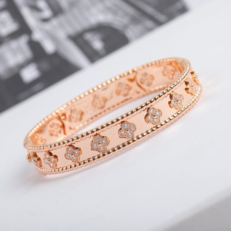 [moco jewelrys]CLOVER BRACELET 8MM DIAMONDS