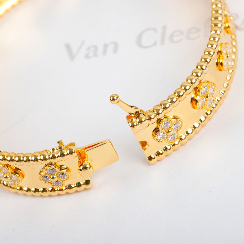 [moco jewelrys]CLOVER BRACELET 8MM DIAMONDS