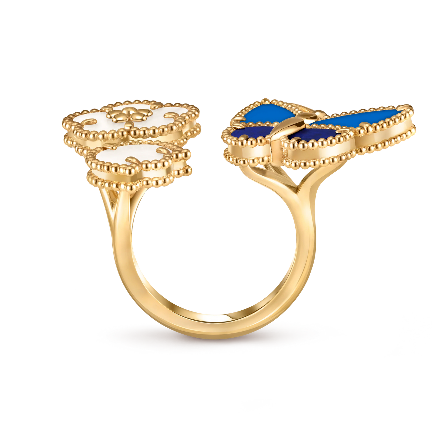 [moco jewelrys]2026 NEW MODEL SPRING LUCKY 3 MOTIF GOLD RING