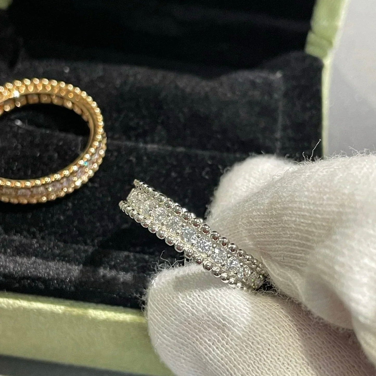 [moco jewelrys]PERLEE DIAMOND ROSE GOLD RING