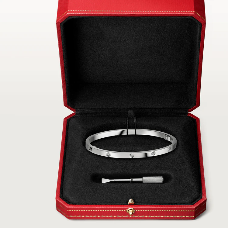 [moco jewelrys]LOVE BRACELET 3.65MM 10 DIAMONDS