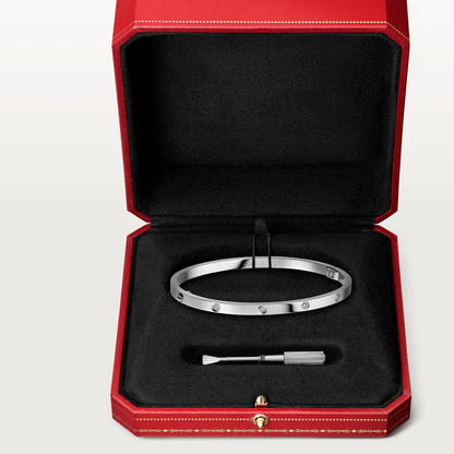 [moco jewelrys]LOVE BRACELET 3.65MM 10 DIAMONDS