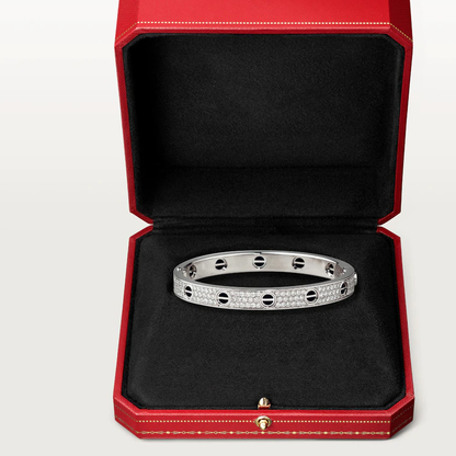 [moco jewelrys]LOVE BRACELET 6.1MM DIAMOND-PAVED CERAMIC