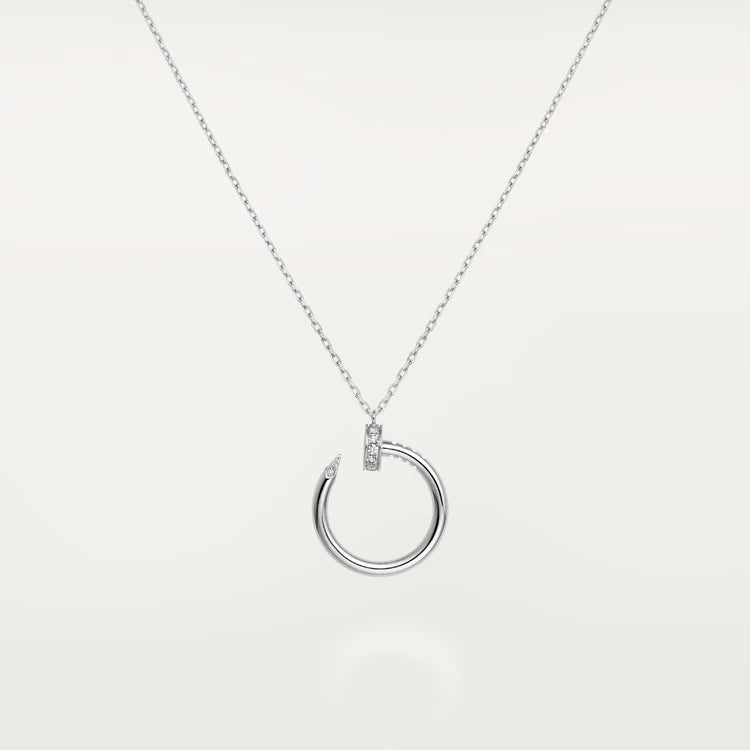 [moco jewelrys]JUSTE NECKLACE SILVER