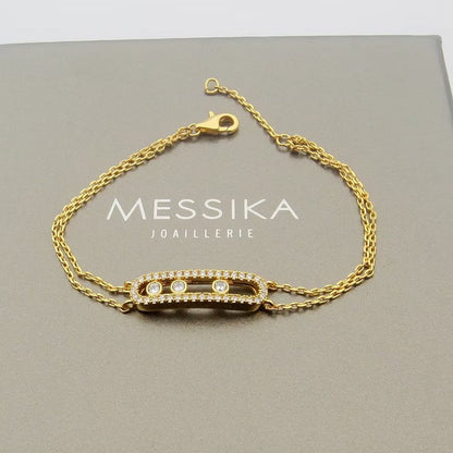 [moco jewelrys ] Move Classique pavé bracelet