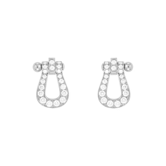 [moco jewelrys]FORCE 10 FULL DIAMOND STUD EARRINGS MINI MODEL