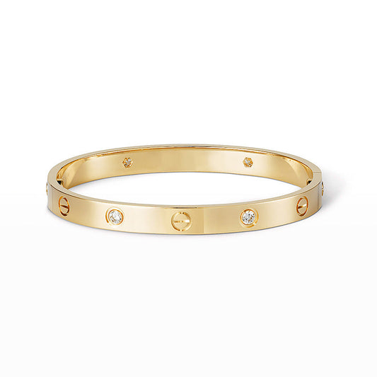 [moco jewelrys]LOVE BRACELET 6.1MM 4 DIAMONDS
