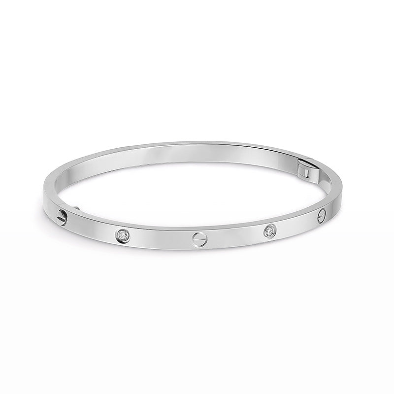 [moco jewelrys]LOVE BRACELET 3.65MM 6 DIAMONDS