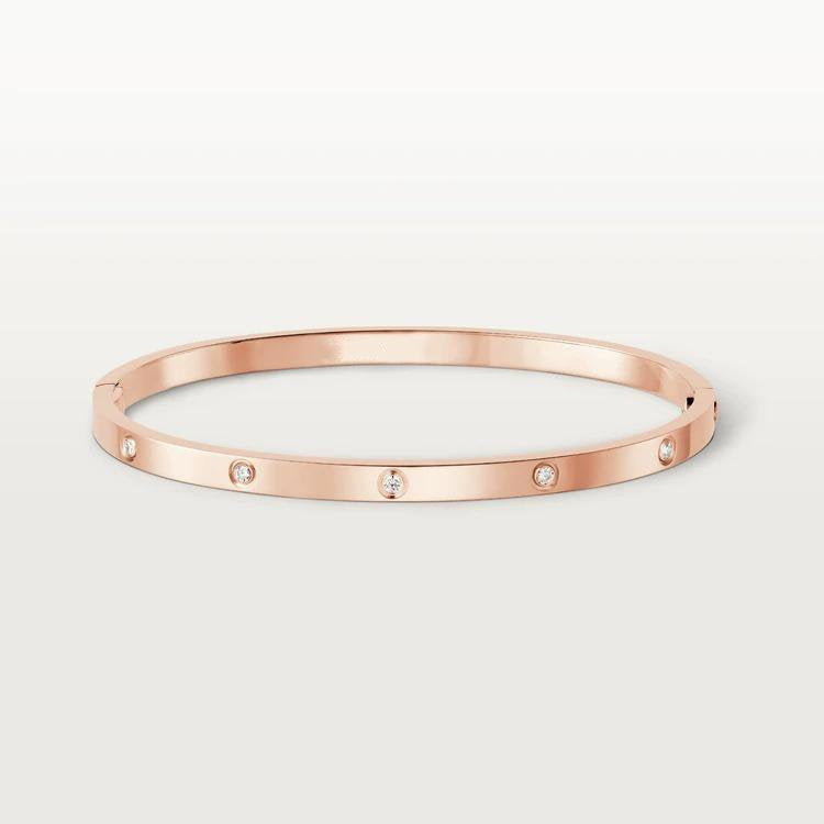 [moco jewelrys]LOVE BRACELET 3.65MM 10 DIAMONDS