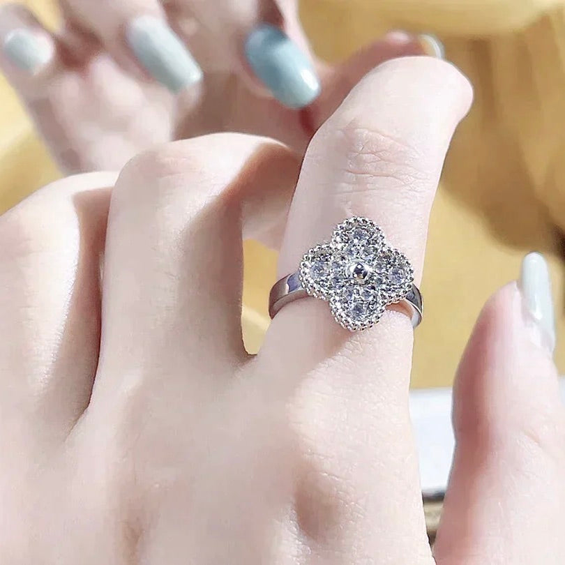 [moco jewelrys]CLOVER DIAMOND RING