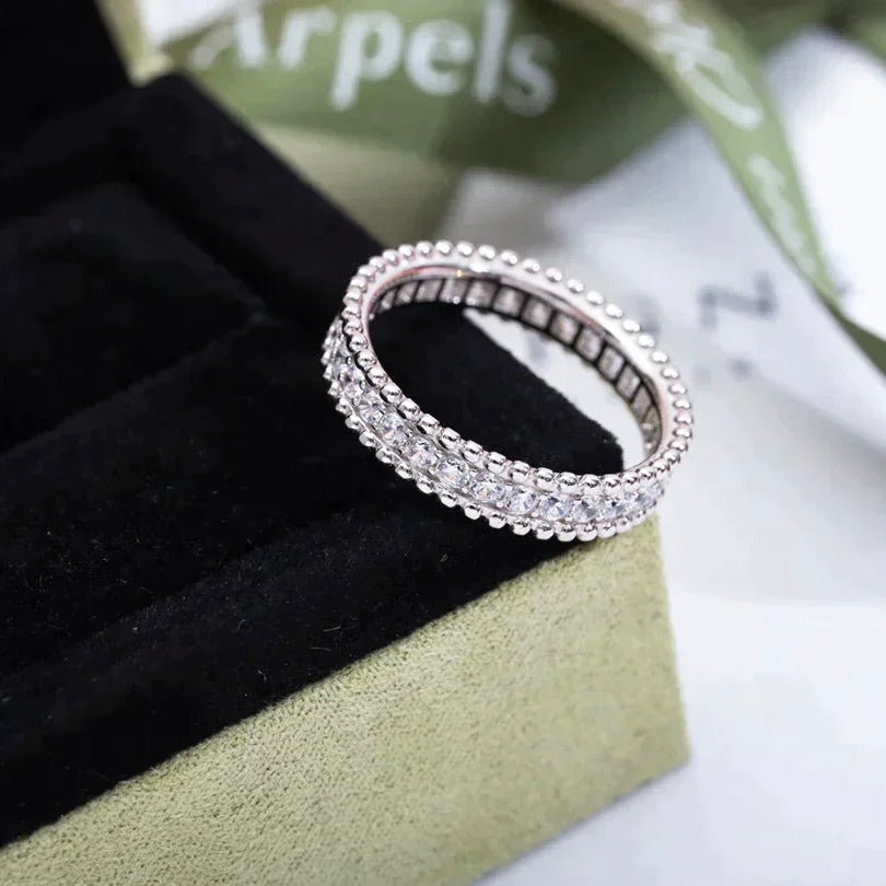 [moco jewelrys]PERLEE DIAMOND SILVER RING