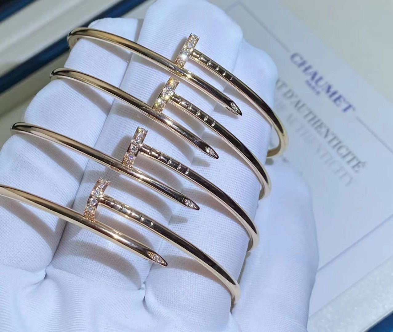 [moco jewelrys]JUSTE BRACELET 2.5MM DIAMONDS
