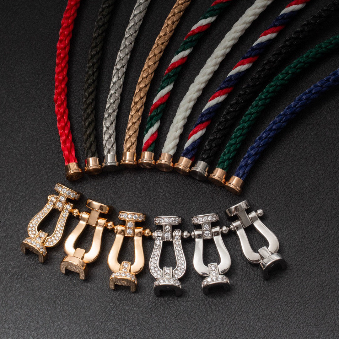 [moco jewelrys]FORCE LARGE HORSESHOE NO DIAMOND BRACELET SILVER