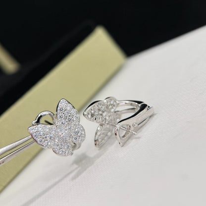 [moco jewelrys]BUTTERFLY ALL DIAMOND EARRINGS