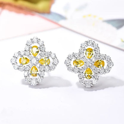 [moco jewelrys]LOOP EARRINGS FULL MOTIF DIAMOND 16MM
