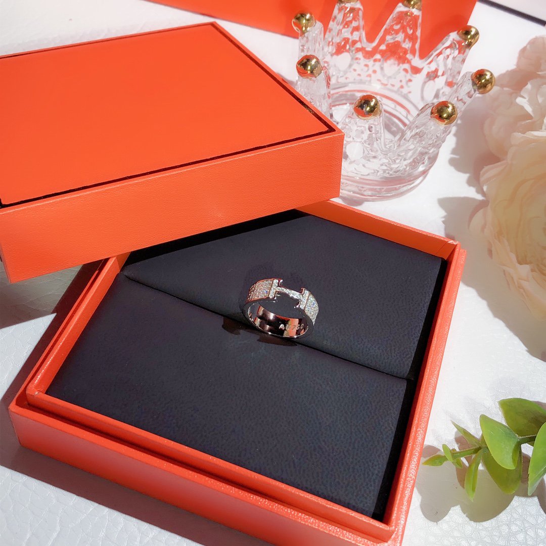 [moco jewelrys]H RING FULL DIAMOND