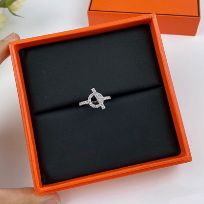 [moco jewelrys]ECHAPPEE RING SILVER DIAMOND