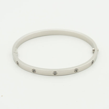 [moco jewelrys]LOVE BRACELET 3.65MM 10 DIAMONDS
