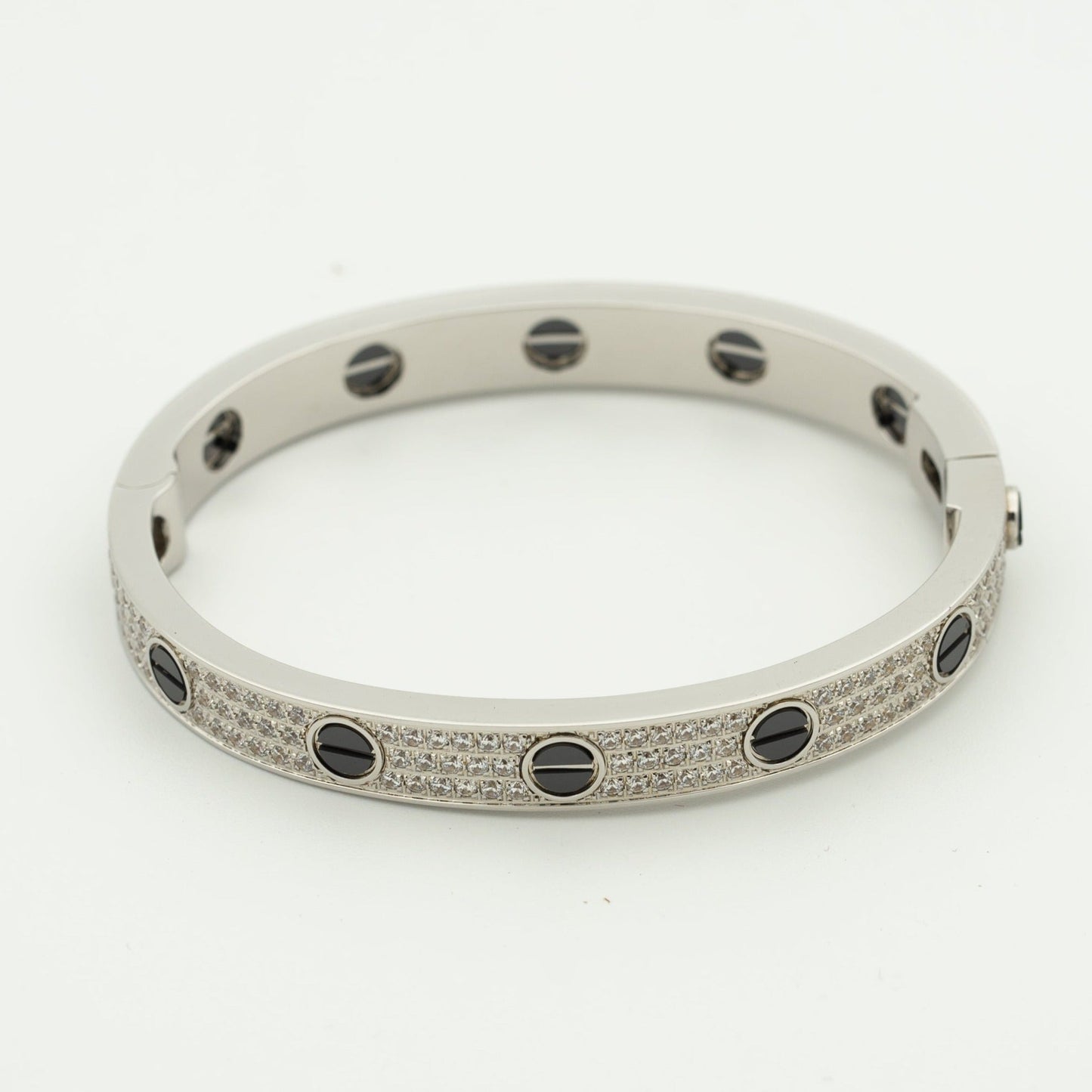 [moco jewelrys]LOVE BRACELET 6.1MM DIAMOND-PAVED CERAMIC