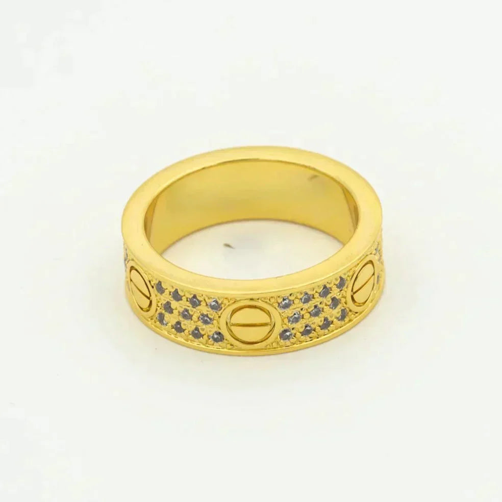 [moco jewelrys]LOVE RING 5.5MM DIAMONDS PAVED