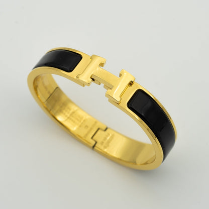 [moco jewelrys]H BLACK BRACELET