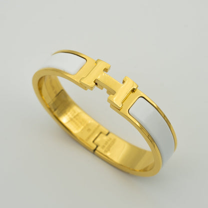 [moco jewelrys]H WHITE BRACELET