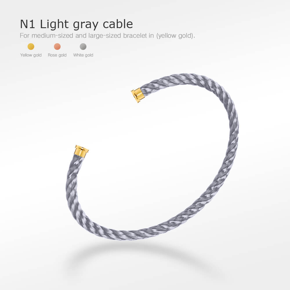 [moco jewelrys]FORCE SERIES BRACELET CABLES 50 CHOICES (DIY SELECTION)