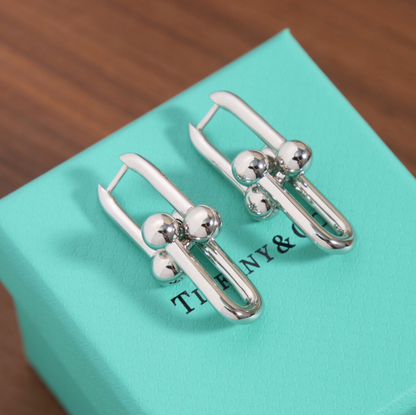 [moco jewelrys]TF HORSESHOE BUCKLE EARRINGS