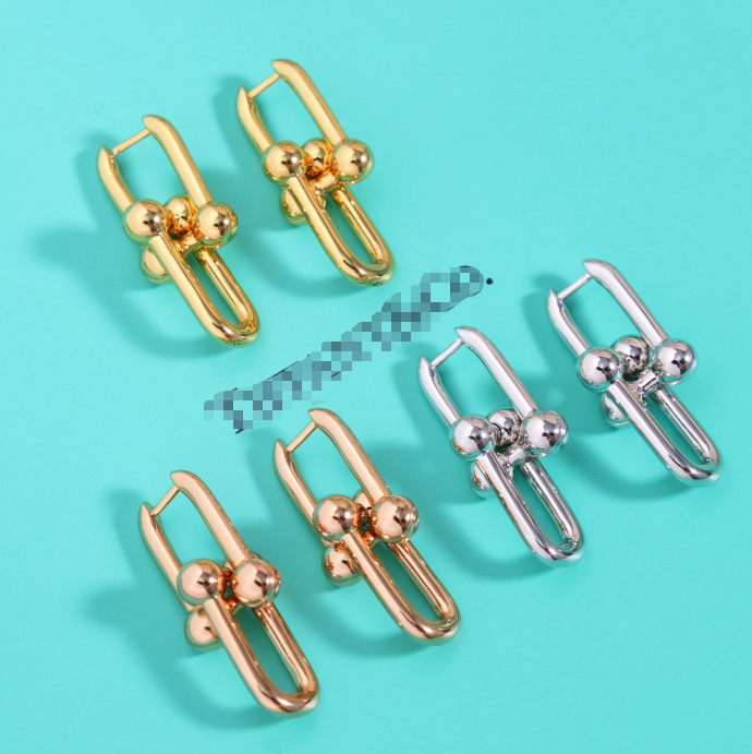 [moco jewelrys]TF HORSESHOE BUCKLE EARRINGS
