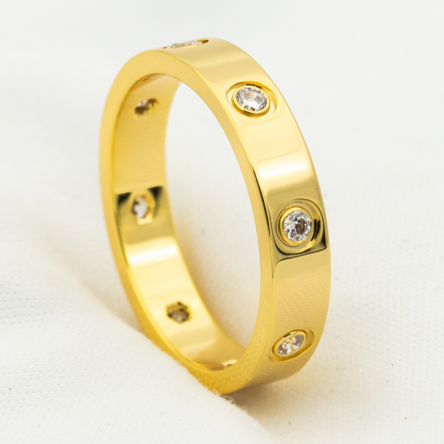 [moco jewelrys]LOVE RING 3.6MM 8 DIAMONDS