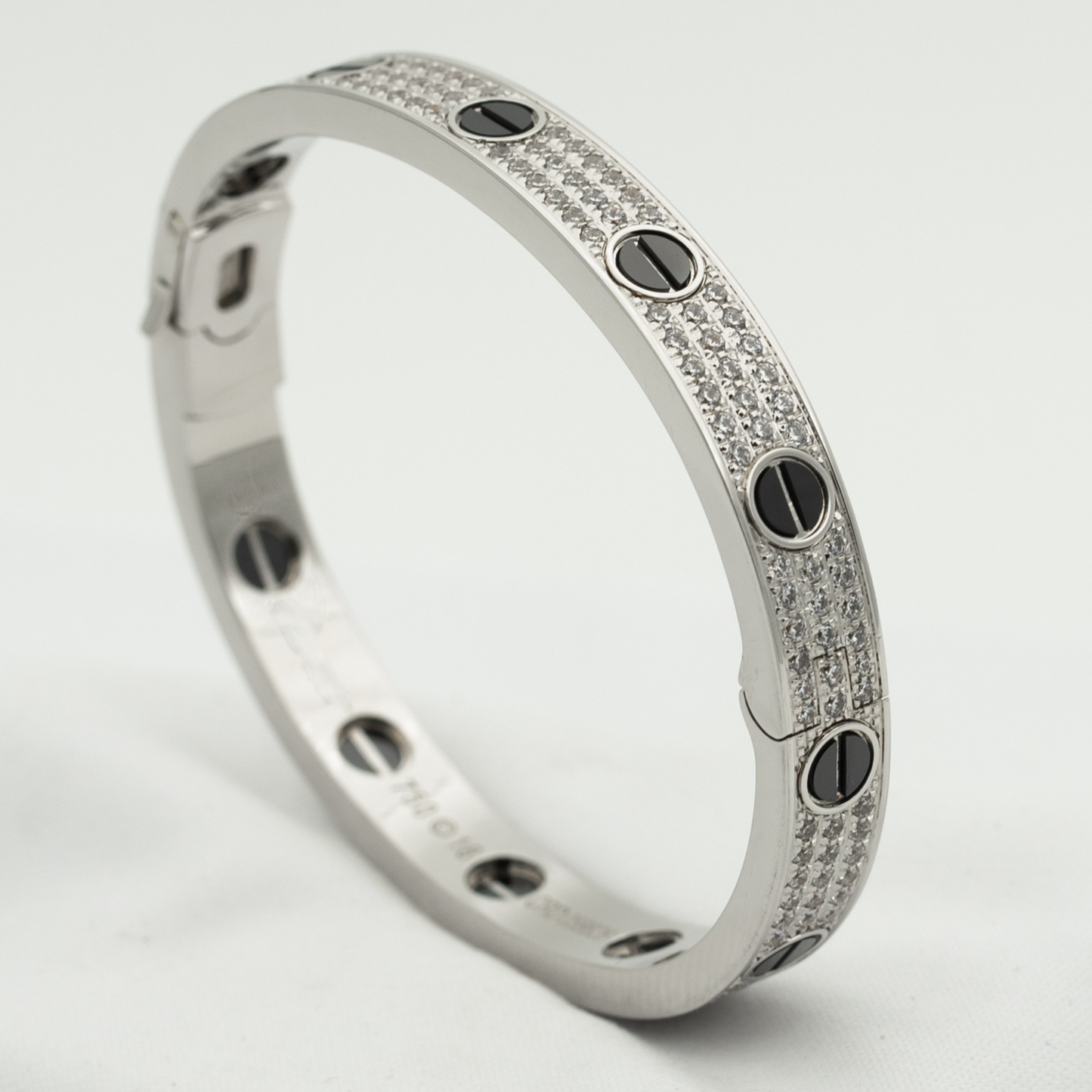[moco jewelrys]LOVE BRACELET 6.1MM DIAMOND-PAVED CERAMIC