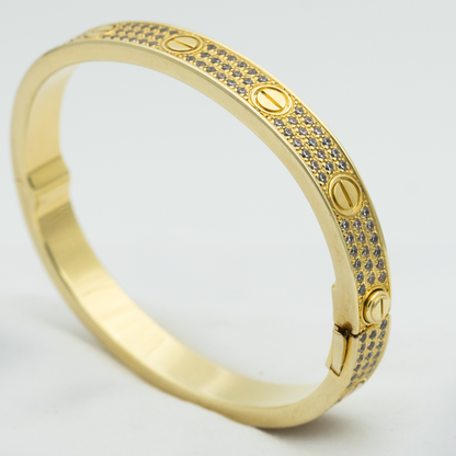 [moco jewelrys]LOVE BRACELET 6.1MM DIAMOND-PAVED