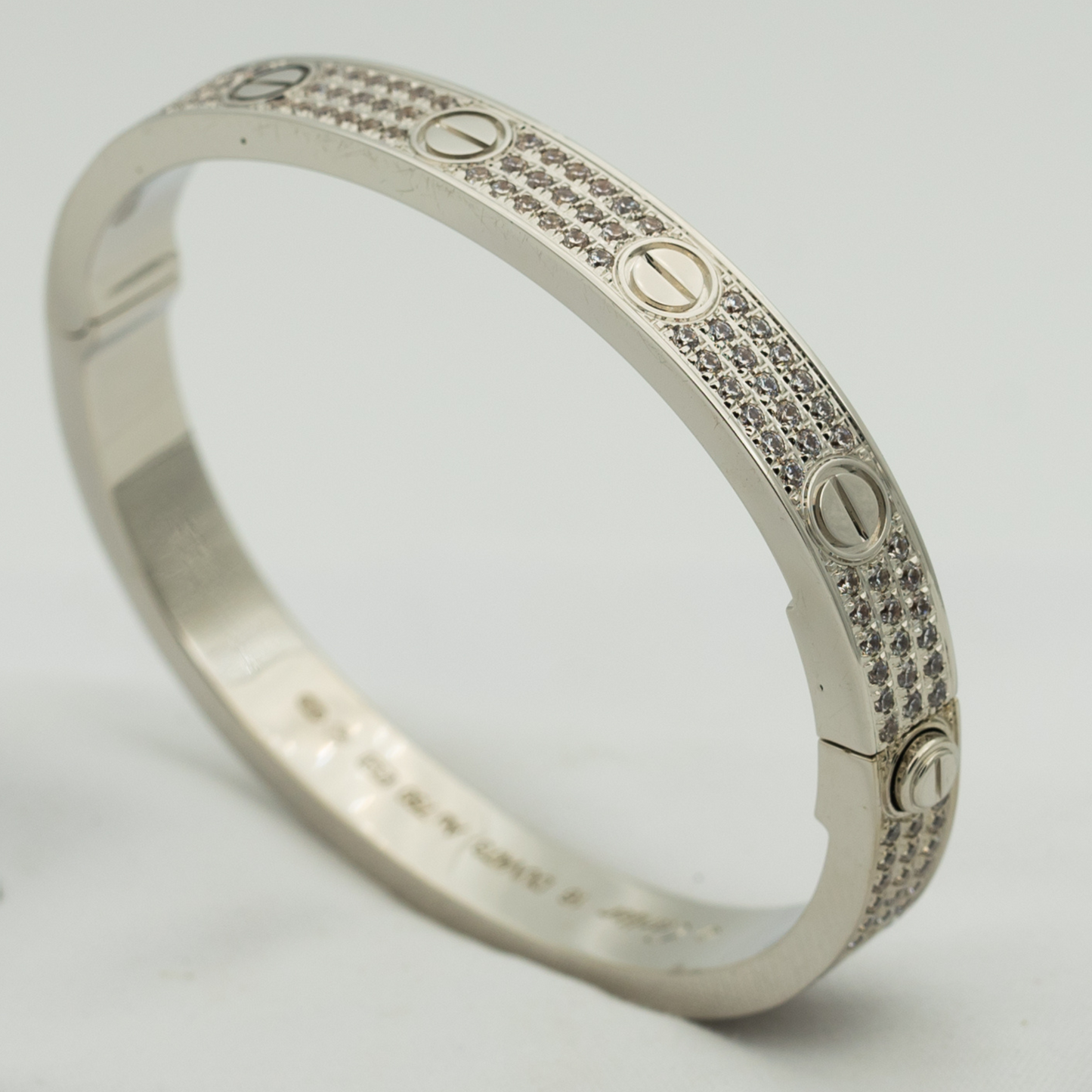 [moco jewelrys]LOVE BRACELET 6.1MM DIAMOND-PAVED
